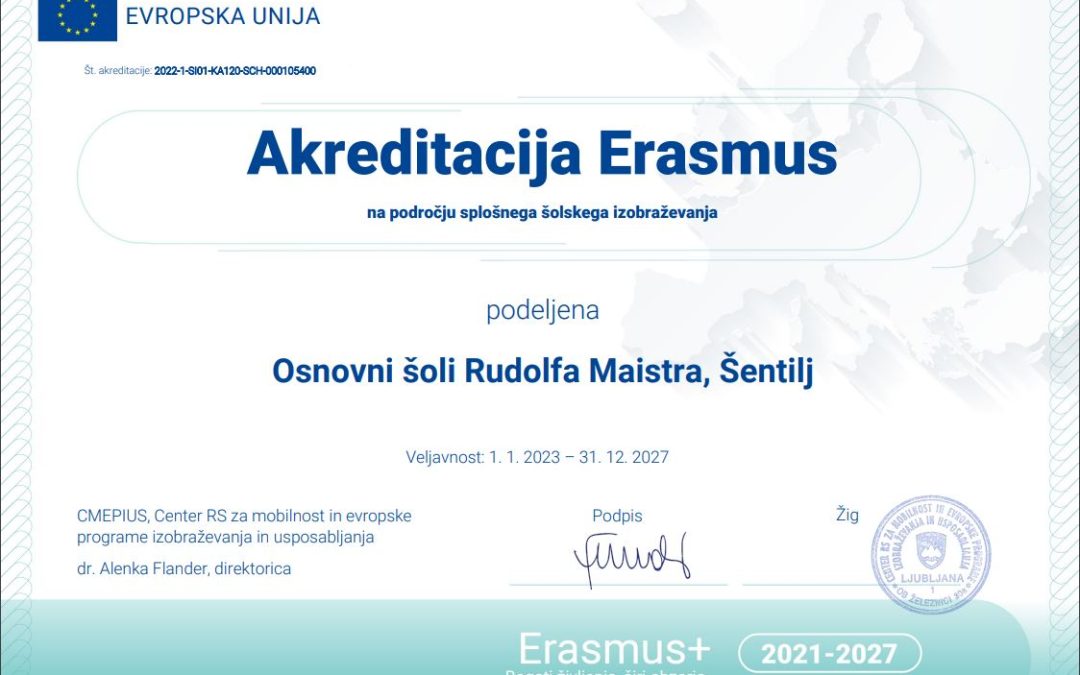 ERASMUS+ AKREDITACIJA