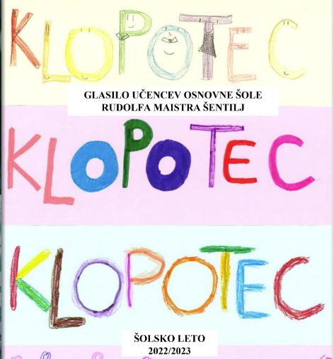 ŠOLSKO GLASILO – KLOPOTEC