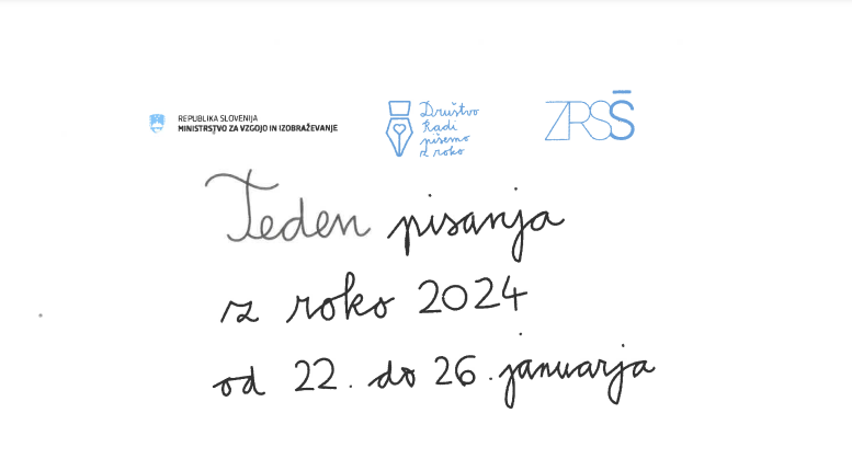 TEDEN PISANJA Z ROKO 2024